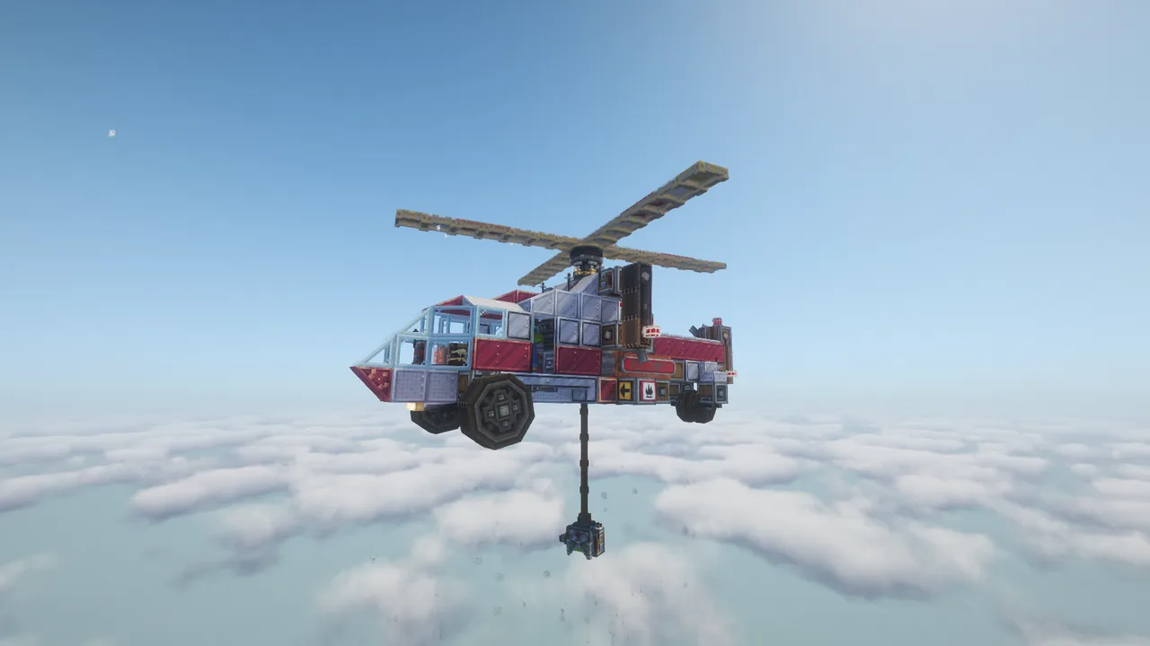 Create Aeronautics Cargo Transport Heli with towing/air lift system (RED CANARY)