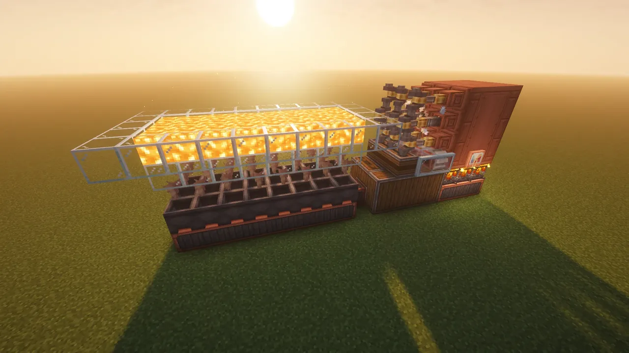Compact Level 9 Steam Engine with Lava Farm [Create:Liquid Fuel - No Mechanical Arm]