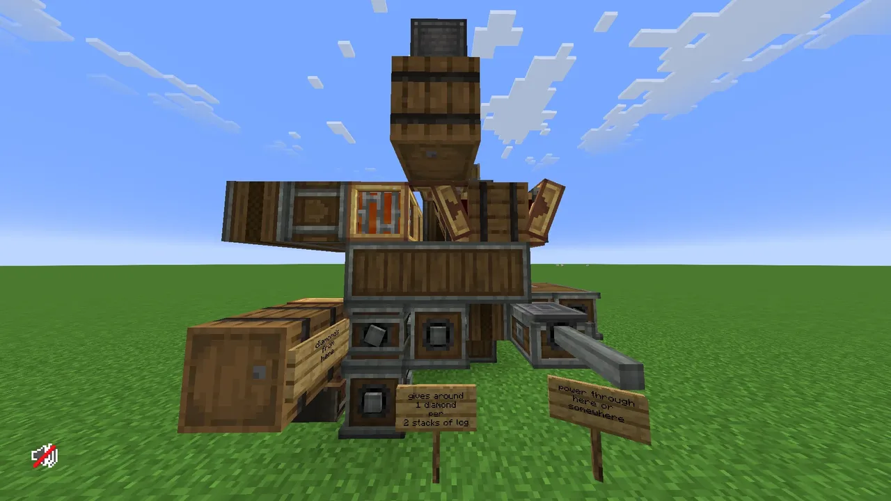 Log To Diamond Generator
