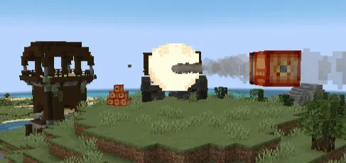 Pillager defensive cannon