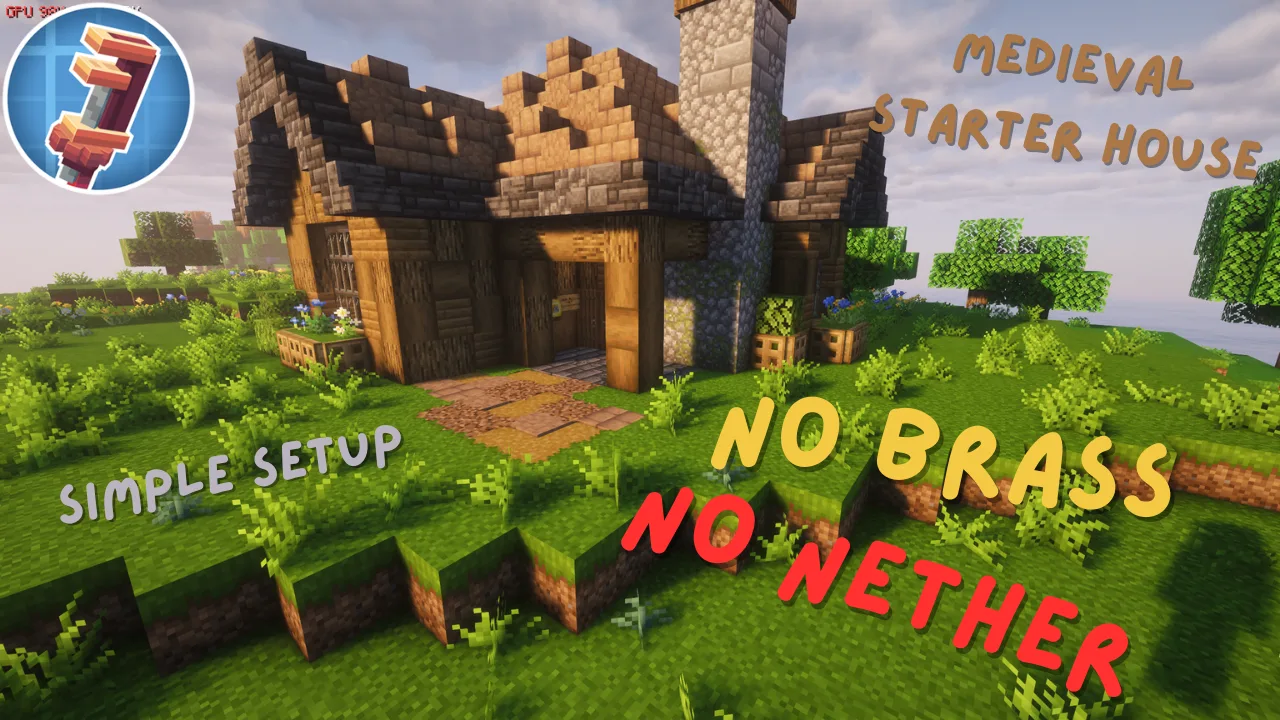 MEDIEVAL STARTER HOUSE - NO BRASS