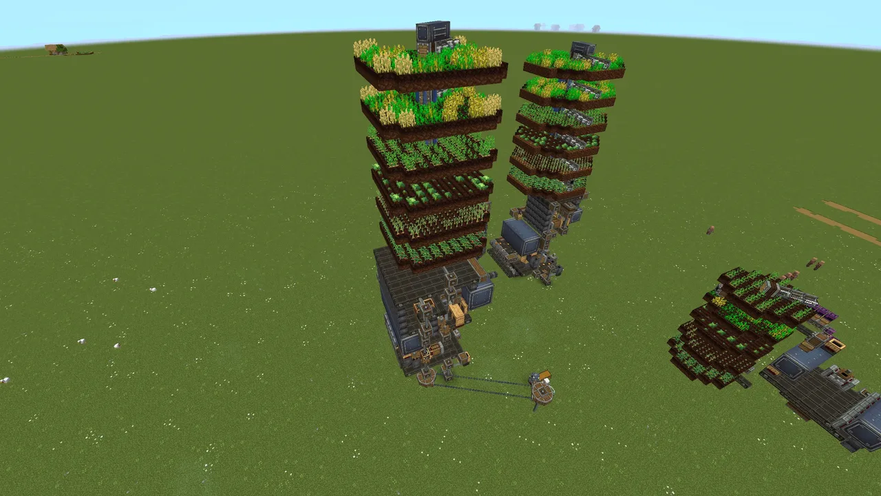 Veggie Burger Farm! (It maxes out your hunger and saturation)