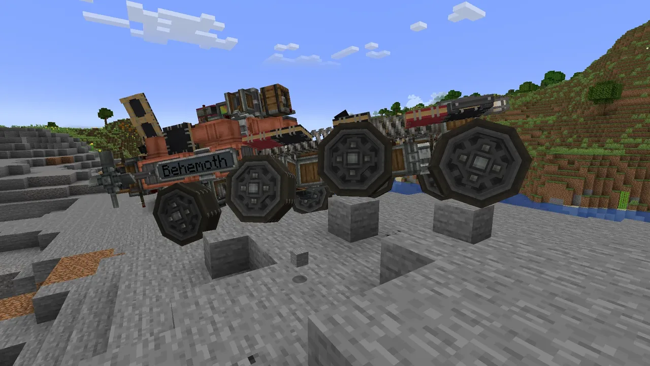 Behemoth - 8x8 backbone offroader (like a tatra 8x8)