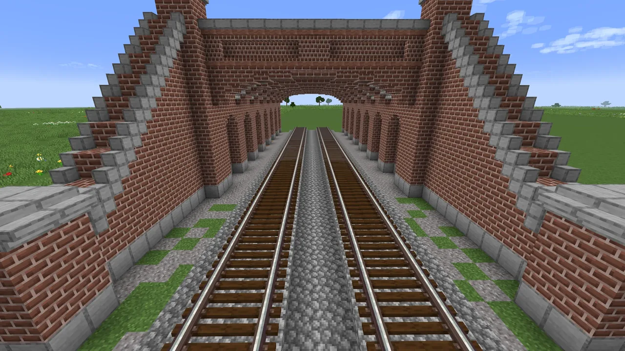 Brick tunnel for 2 tracks