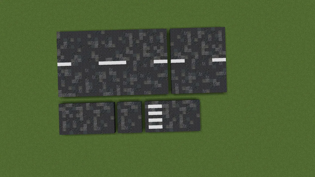 Road tiles (Straight - single/dubble lane)
