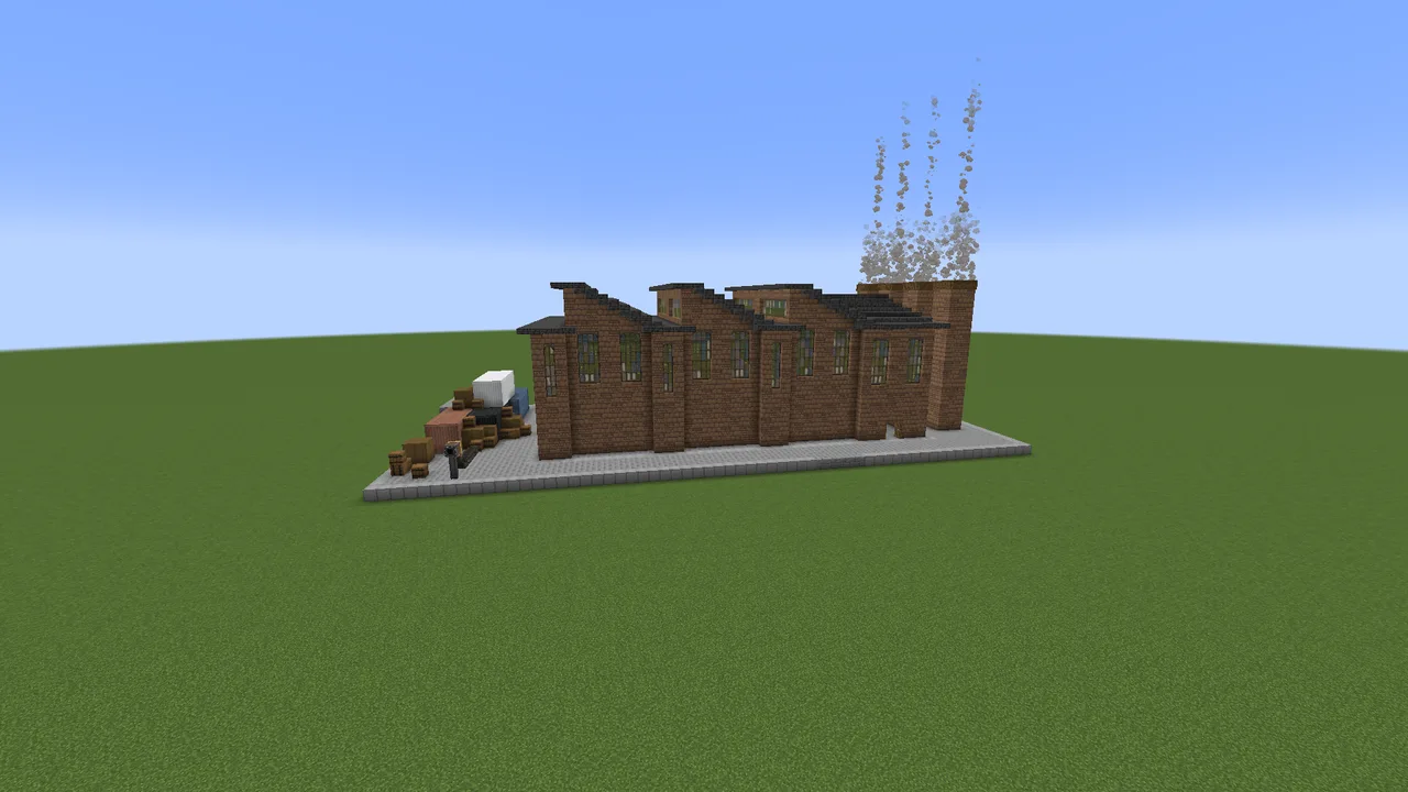 The Factory Made with mud bricks by Benam1n