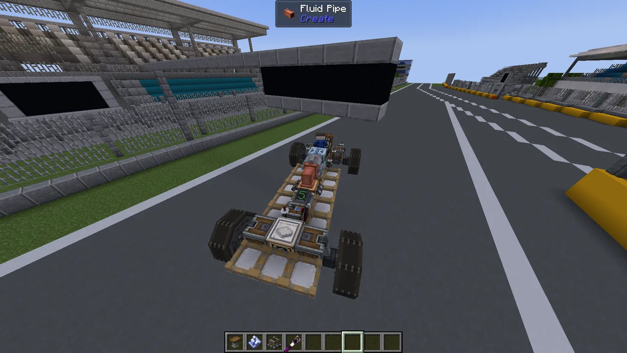F1 Car (70 m/s top speed, all wheel drive)