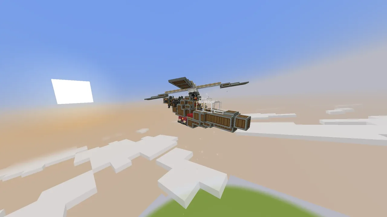 DB1-Helicopter ( speed 14m/s) survival friendly