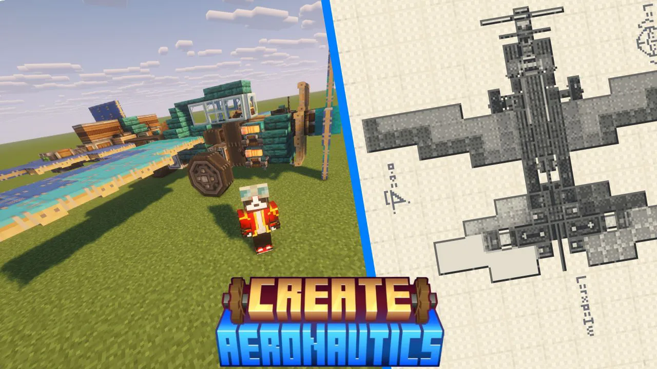 create aeronautics plane from  Trailer