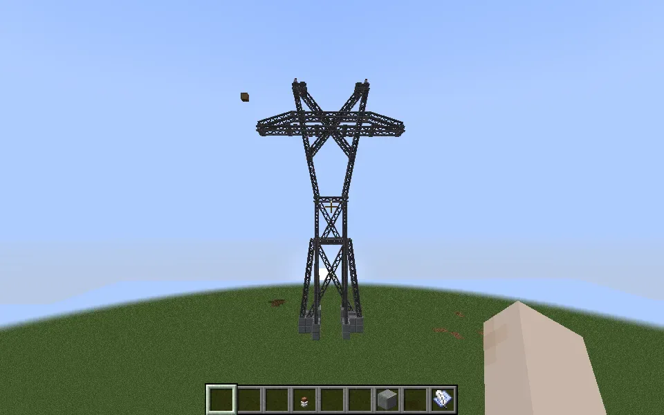 Transmission tower template