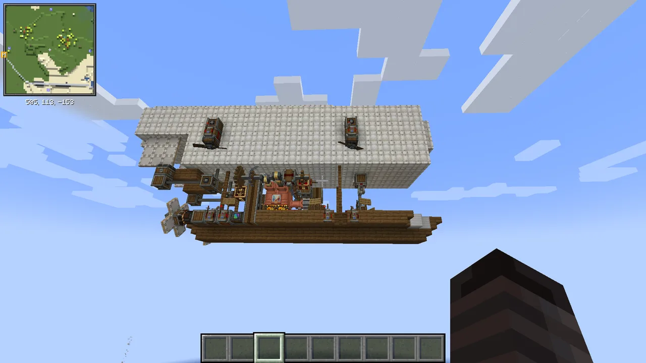 basic survival steam airship