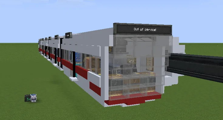Side mount monorail version of the ice train company