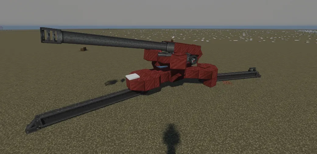 Long range recoil stabilized artillery