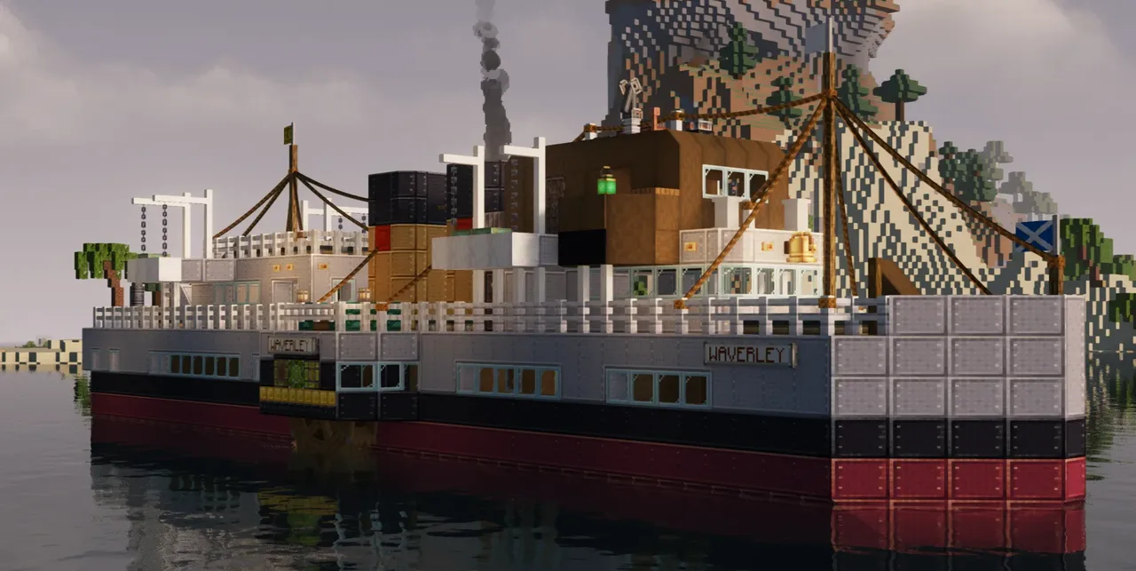 Scotland's Paddle steamer Waverley 1960's Livery
