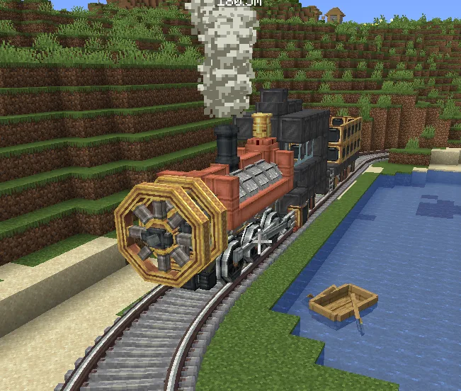 Steampunk locomotive