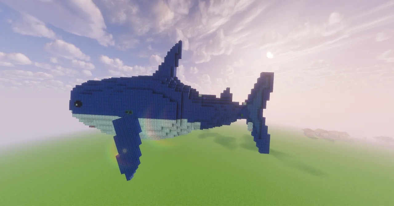 Flying Blahaj