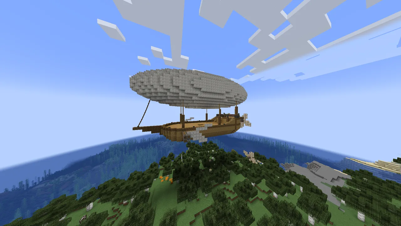 Cargo airship (working, empty)