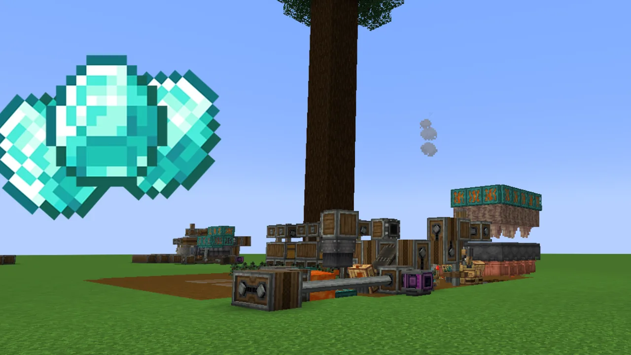 Ultimate Factory mod Diamond Farm