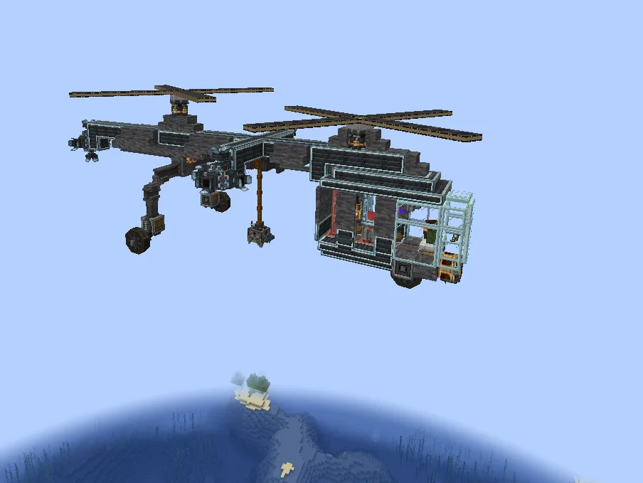 (update!) Cargo Helicopter - Ion Thruster Powered