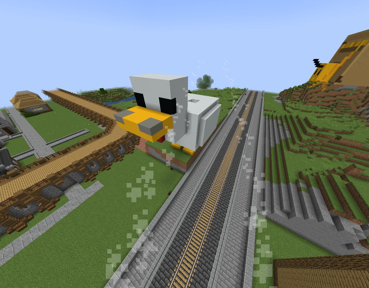 chicken coop shaped like a chicken
