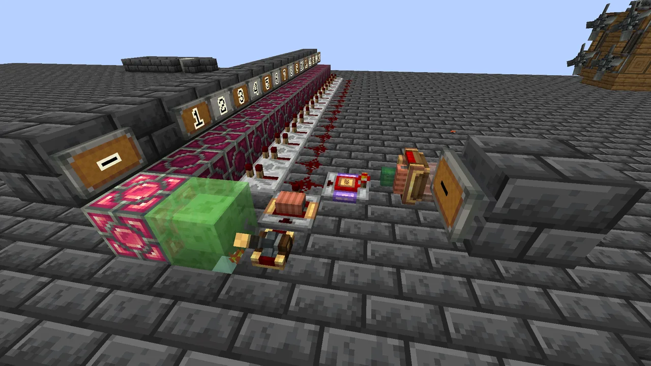 Redstone analogue lever switcher