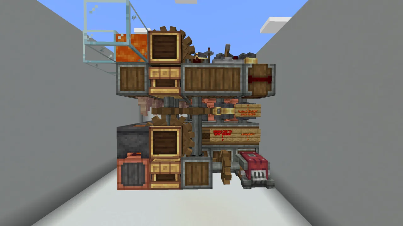 Compact 5x5x7 Lv9 Steam Engine [SELF SUSTAINING, REMOTE ON/OFF] [AERO NOT REQUIRED]