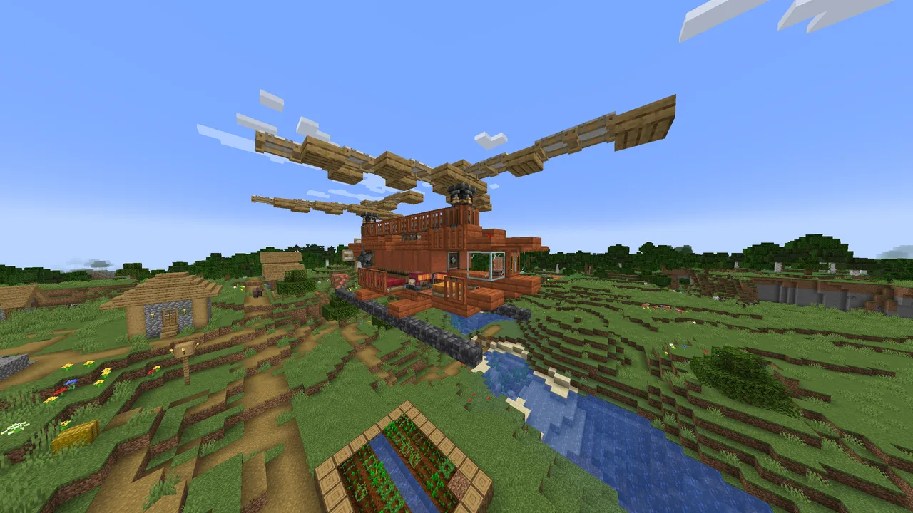 Mini amphibious helicopter