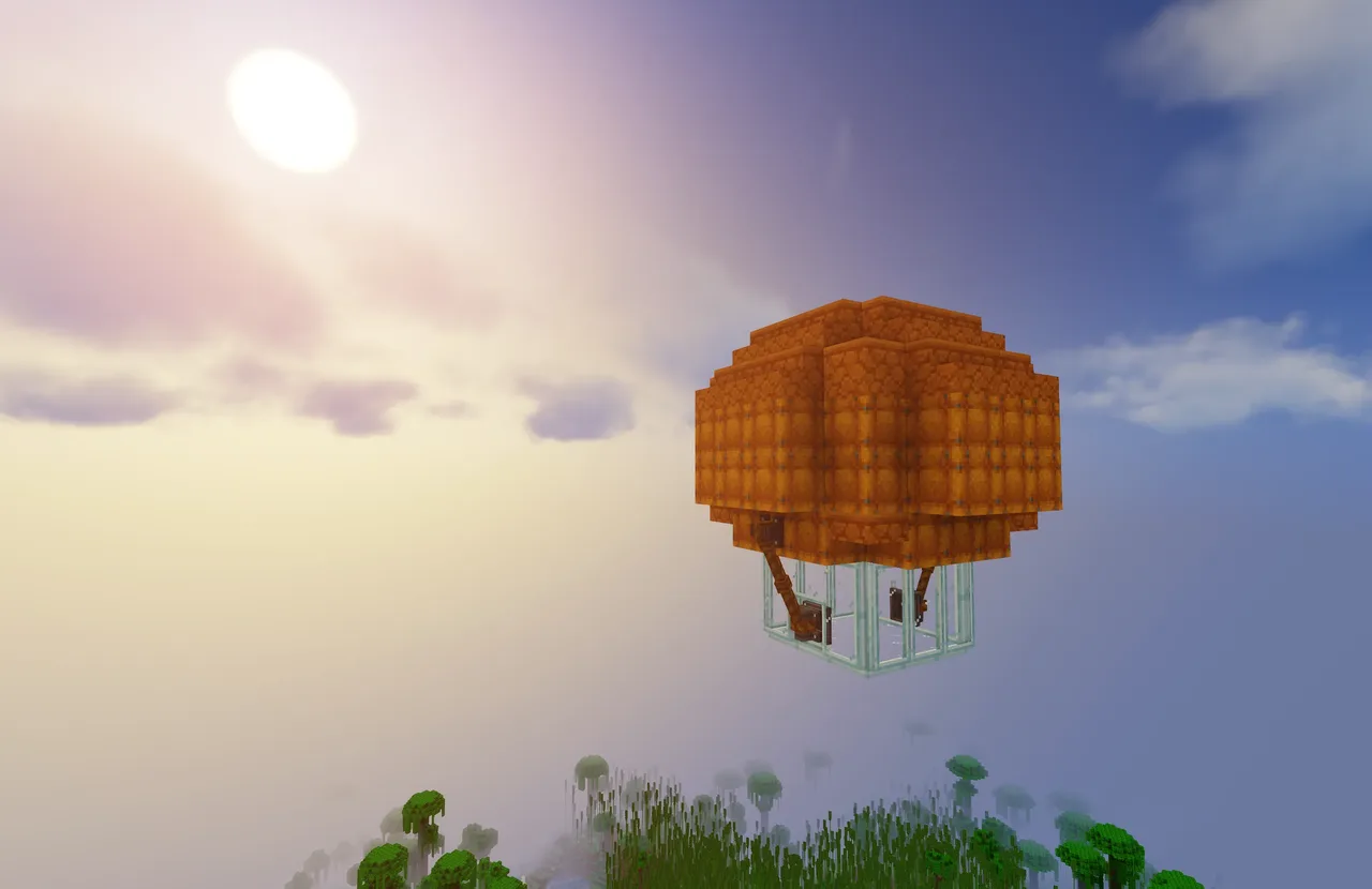 Simplest Full-view Hot Air Balloon Aeronautics