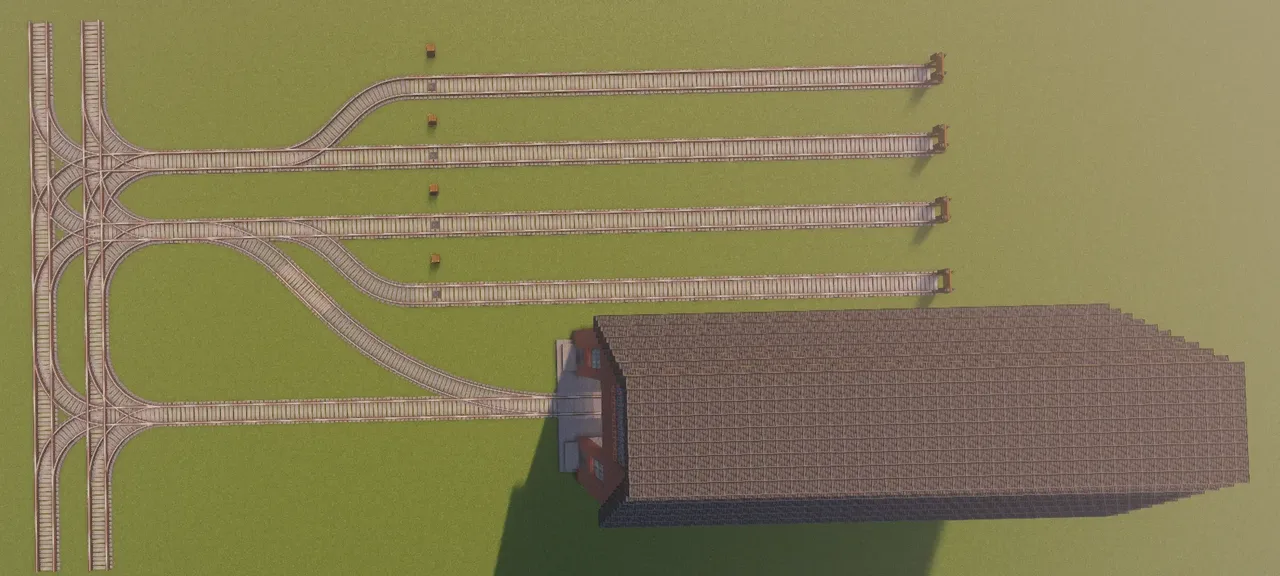 Simple Train Depot With Workshop