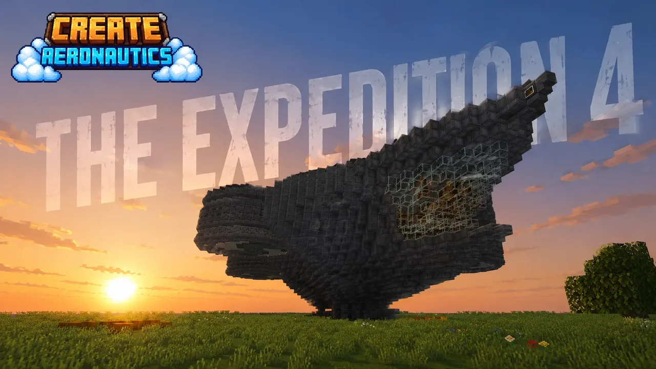 the expedition 4 the flying quadcopter base ship + submarine in create aeronautics