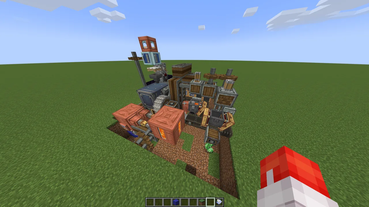 Andesite Alloy Factory + Infinite Lava fuel
