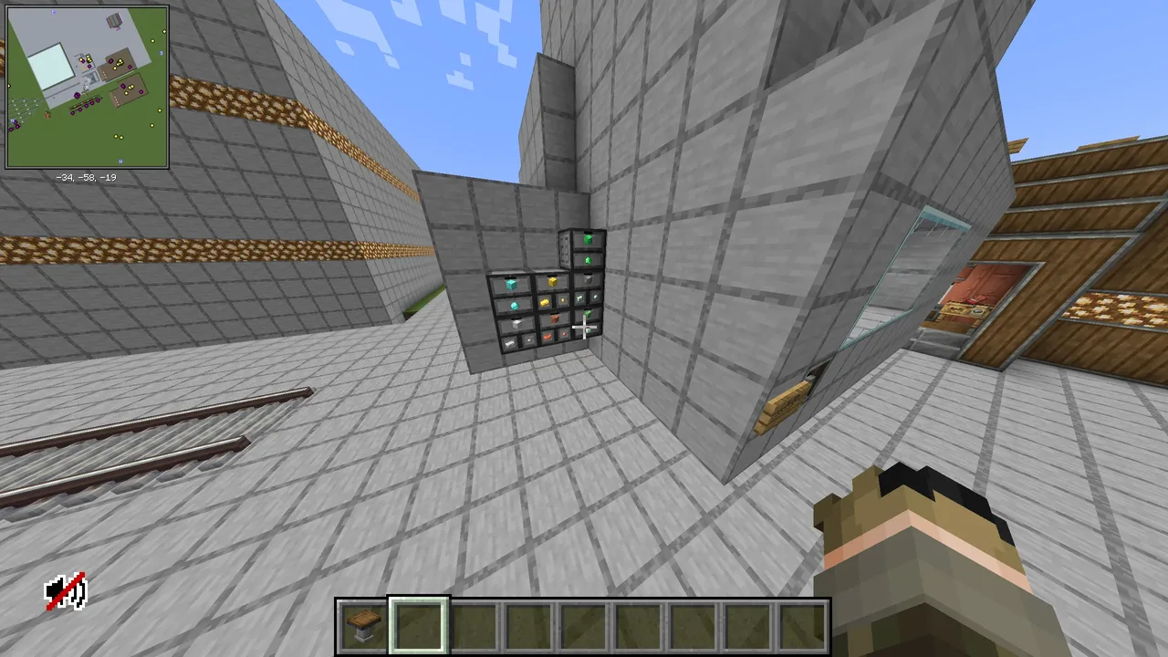 Ore sifting factory