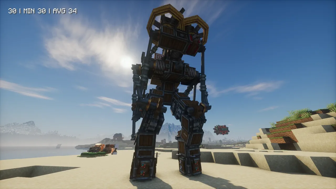 "Survival" walker with diesel generator