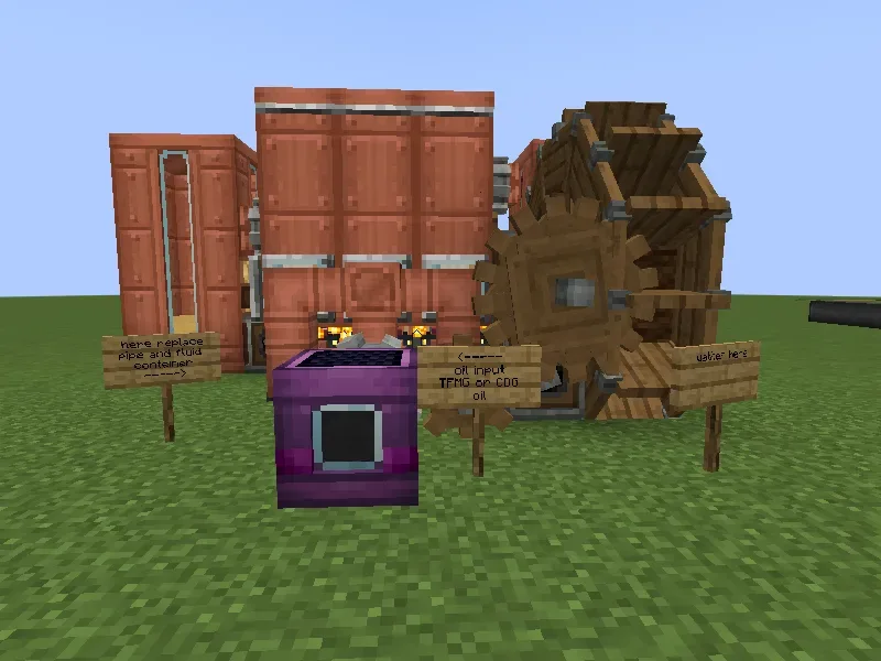an automatic gas and diesel station