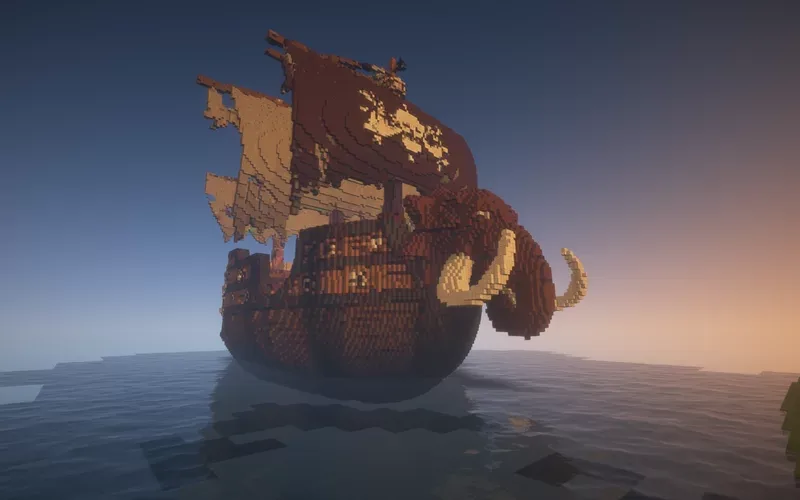 Jacks Ship from One Piece Anime