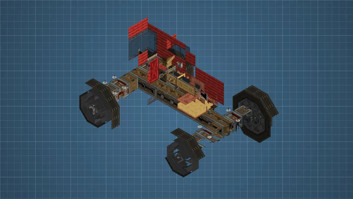 Red Monster truck V2