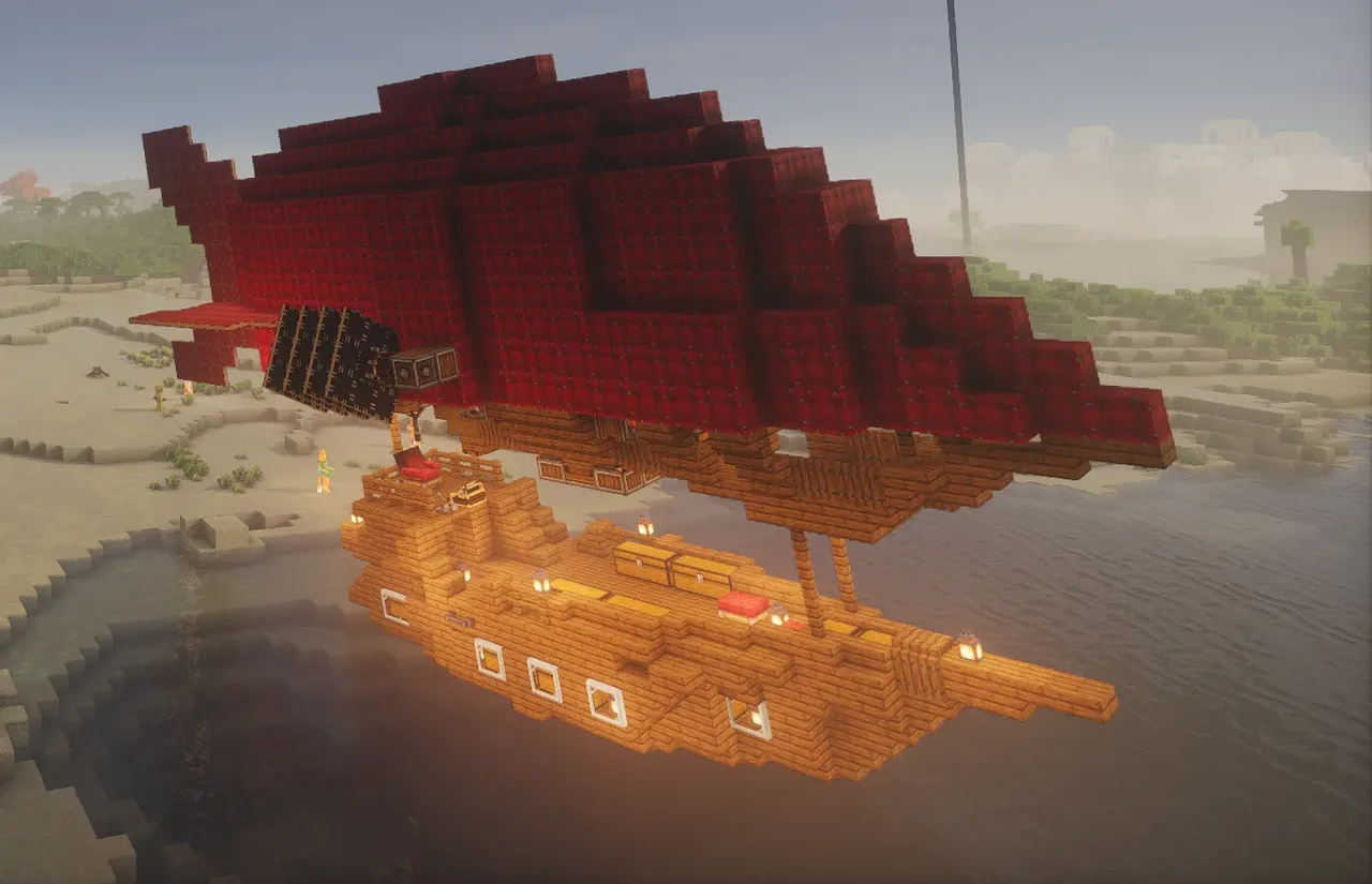 Small airship (portative engine)