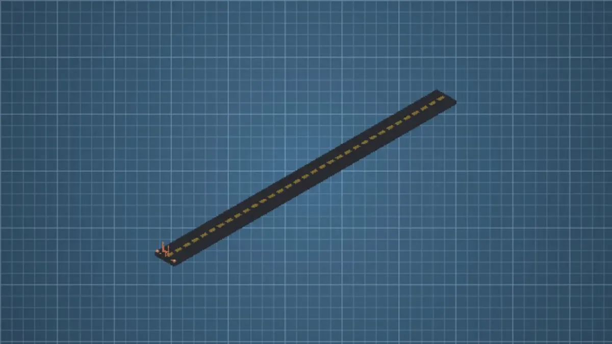 A basic runway for SMALL aircrafts