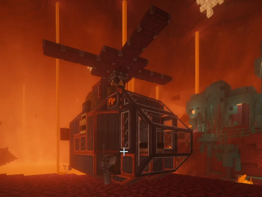 Compact Nether Explorer-Copter (The Firefly)
