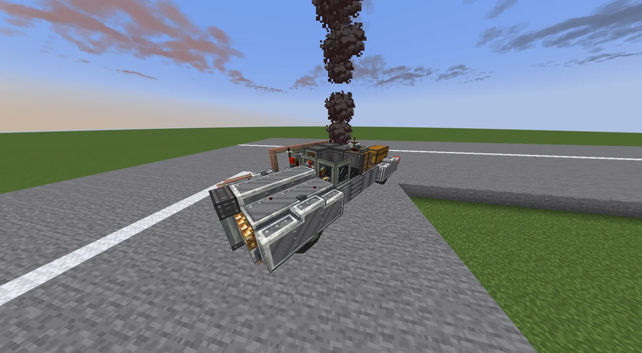 Wood chip car