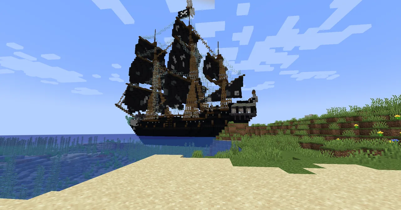 Aeronautics Black Pearl from Pirates of the Carribean (Technically Creative Only)