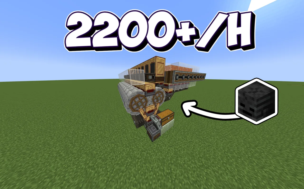 Ultimate Wither Skeleton Skull Farm | 2200+/hr | v1.0