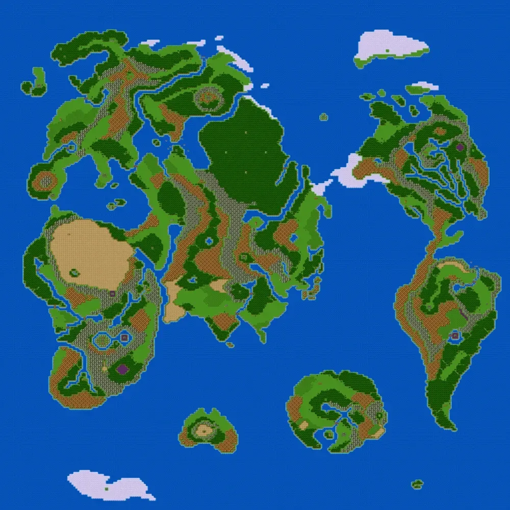 Dragon Quest Builders 3 map