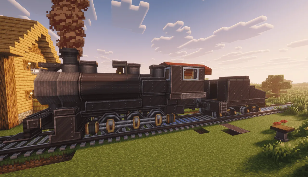 Medium Sized Steam Train (Only Locomotive & Coal Car)