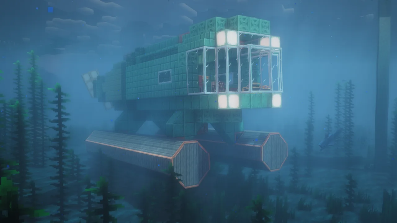 Submarine with Deep Seas