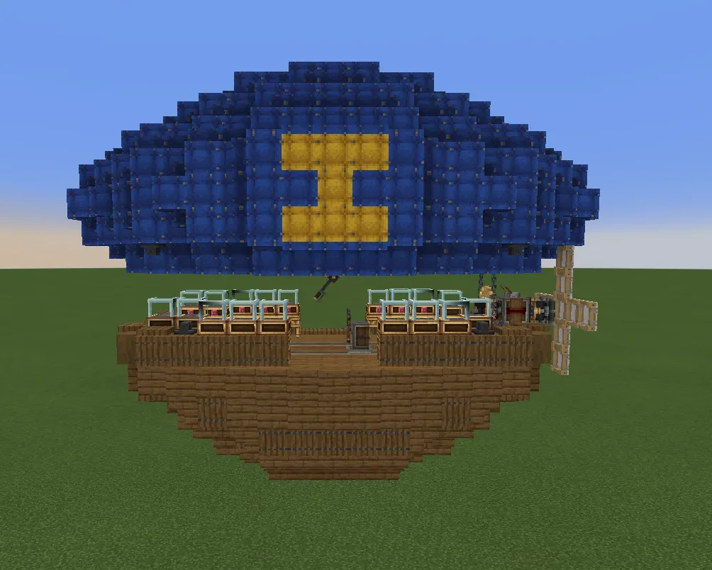 the IKEA airship for starsoul smp :)