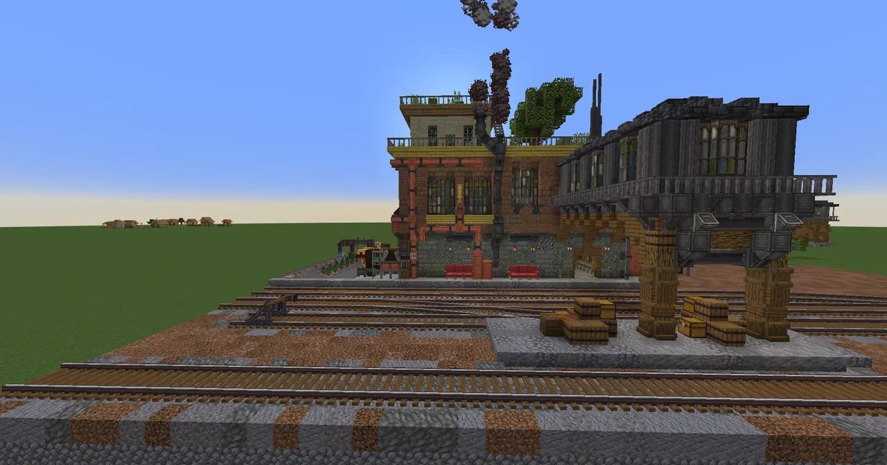 workshop with traintracks