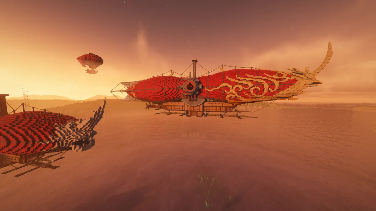 Fire Nation Airship - Phoenix Variant