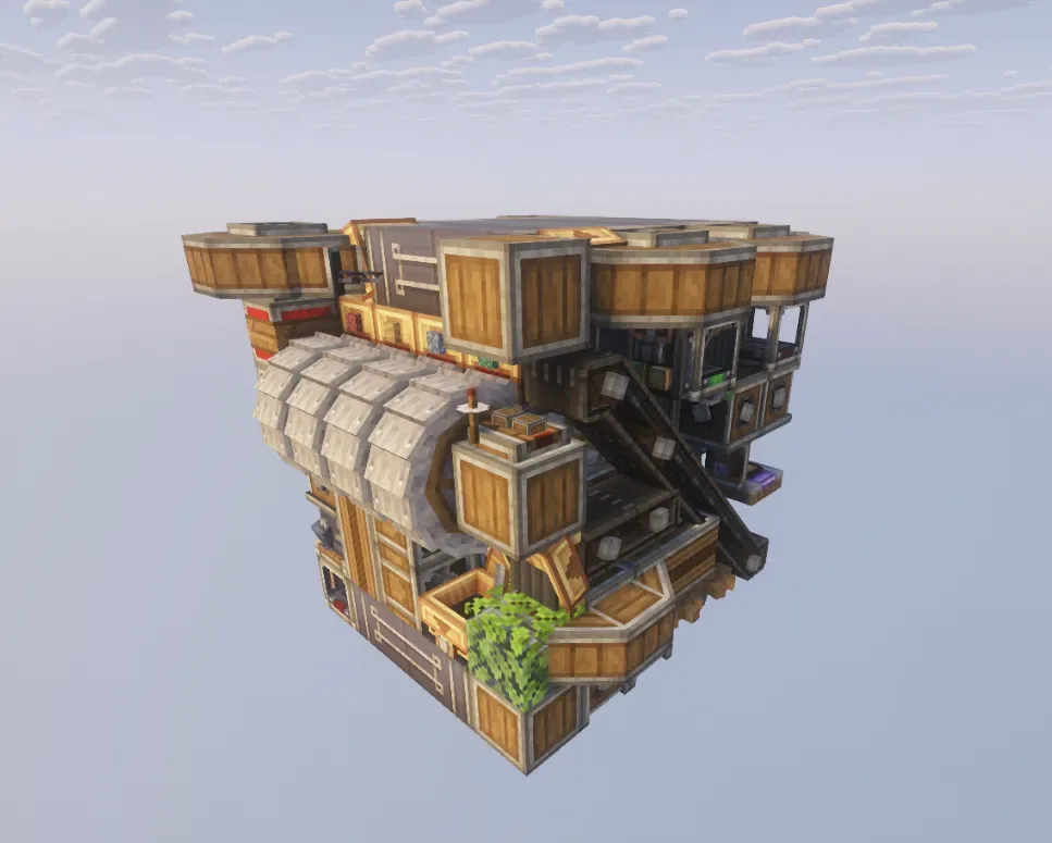 Gold-,Zink-,Iron-,Copper-nugget Farm 6x6x6