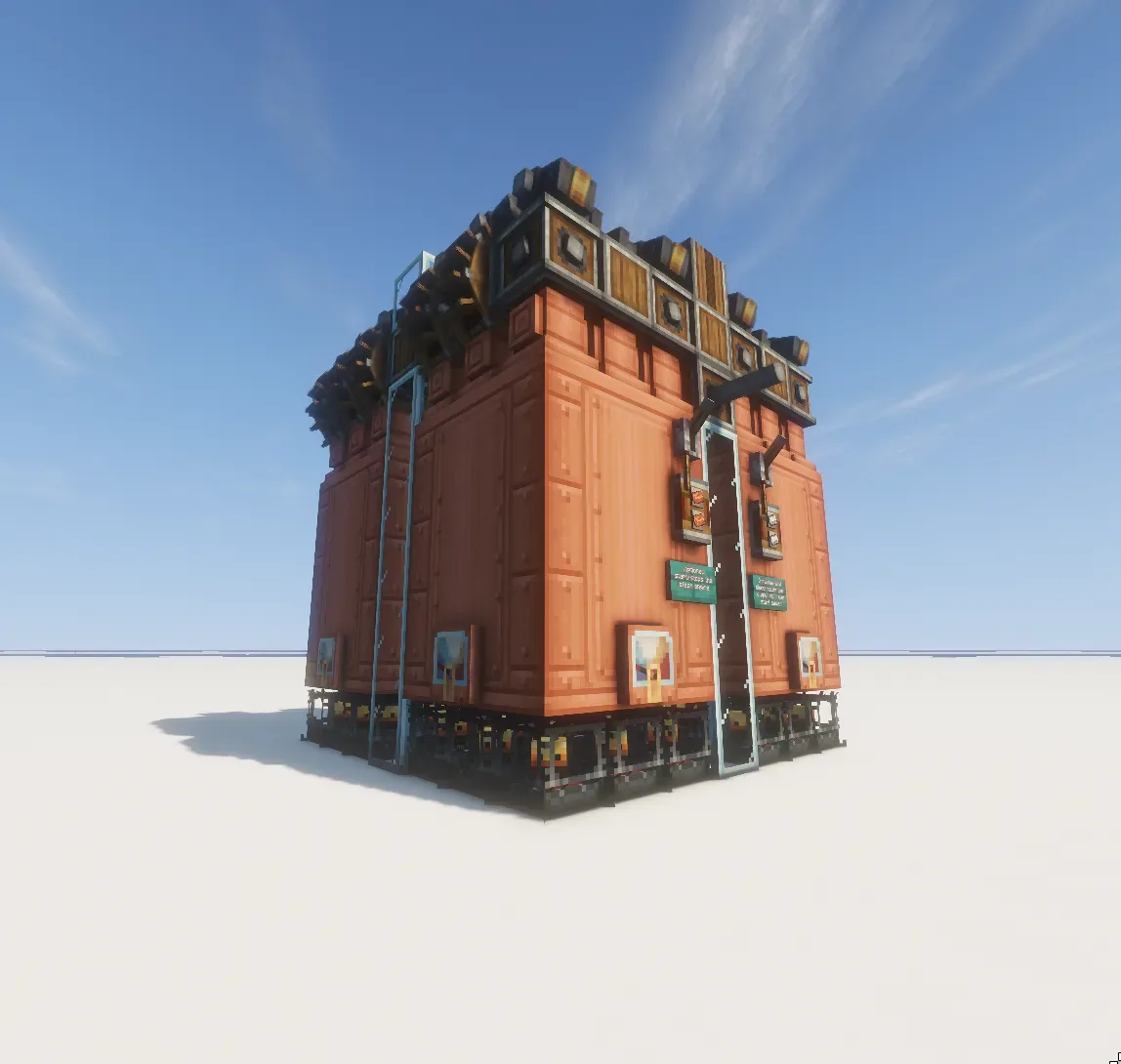 WORLD'S MOST COMPACT LVL-36 STEAM ENGINE (600K SU)